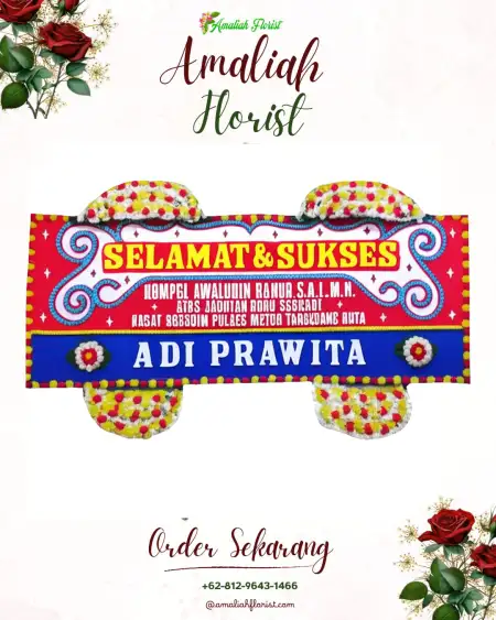 Papan Bunga Ucapan Selamat Linggasana